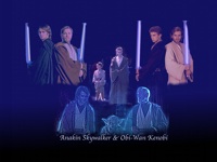 Anakin and Obi-Wan Desktop